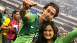 Jiménez tiene el apoyo incondicional de su pareja Mariana Echeverría