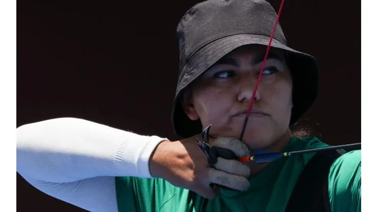 La mexicana Alejandra Valencia sueña con llegar a los cuartos de final. (Getty Images)