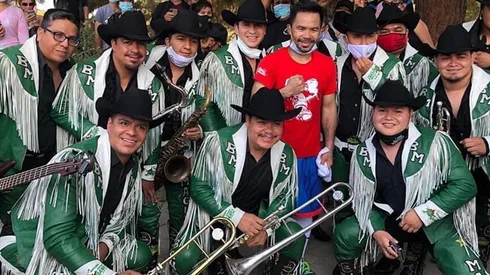 ¡Un paisano más! Manny Pacquiao entrenó al ritmo de la música mexicana