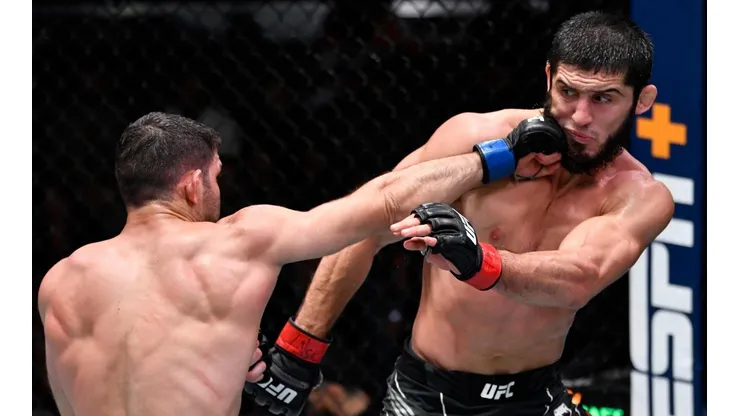 Islam Makhachev brilló en Las Vegas.