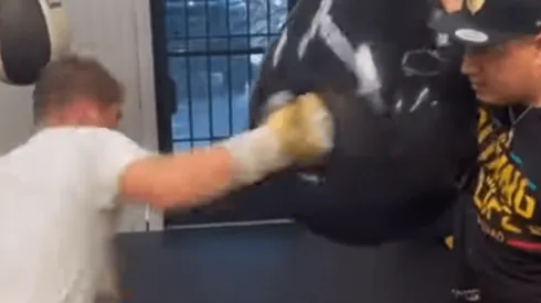 Tiembla Caleb Plant: Canelo Álvarez lució increíble en su regreso a los entrenamientos