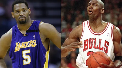 Robert Horry y Michael Jordan