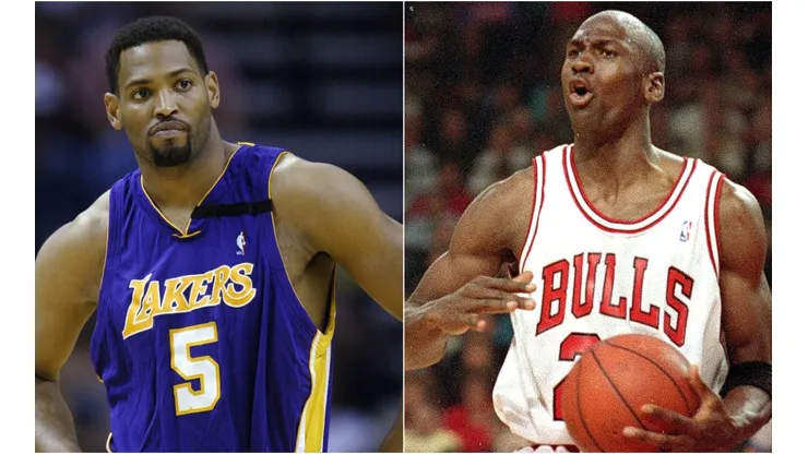 Robert Horry y Michael Jordan
