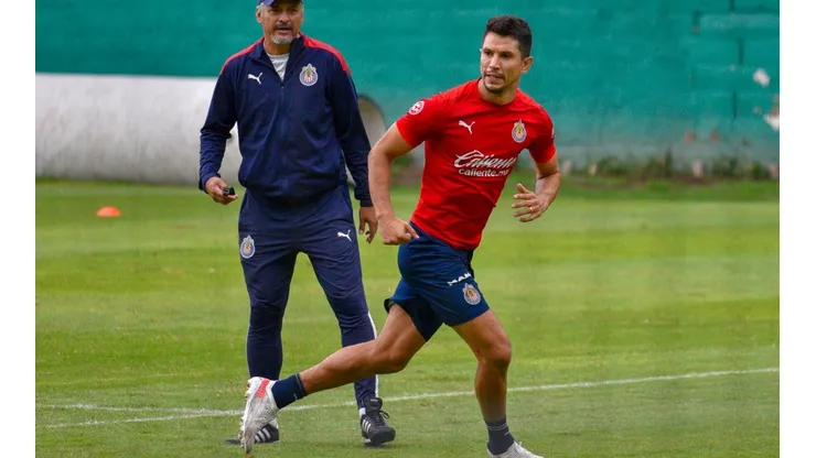 Jesús Molina en la pretemporada de Chivas