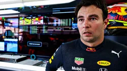 Sergio Pérez, triste con su rendimiento en el GP de Austria.