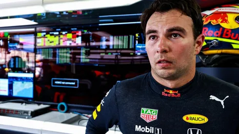 Sergio Pérez, triste con su rendimiento en el GP de Austria.