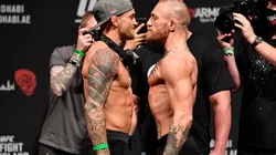 Dustin Poirier y Conor McGregor se enfrentan el próximo sábado. (Foto: Getty)
