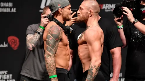 Dustin Poirier y Conor McGregor se enfrentan el próximo sábado. (Foto: Getty)