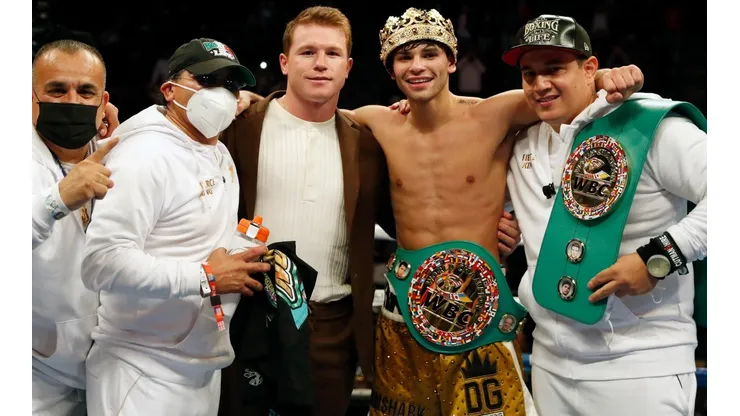Canelo tuvo un sparring con el hermano de Ryan Garcia. (Foto: Getty)