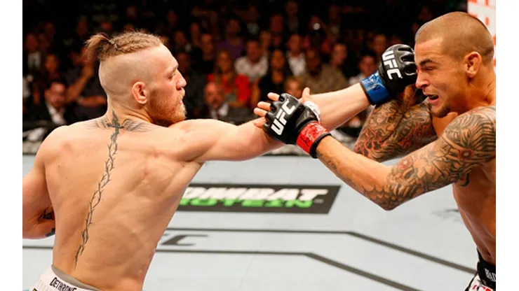 Así fue la primera pelea de Conor McGregor vs Dustin Poirier