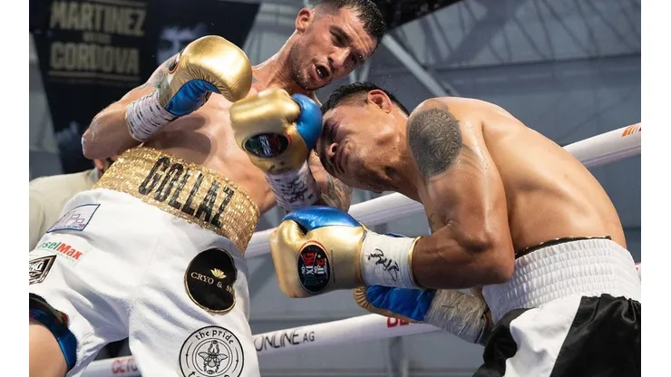 Pacheco y Valenzuela abren la noche a puro KO. (Foto: @MatchroomBoxing)