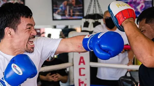 La velocidad de Manny Pacquiao impresiona en su preparación para Errol Spence