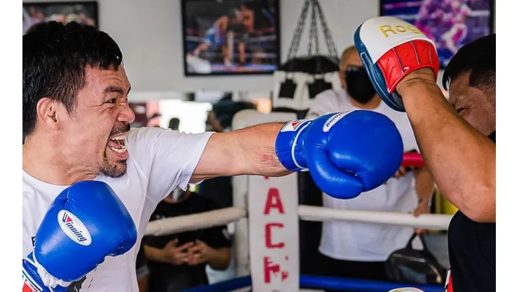 La velocidad de Manny Pacquiao impresiona en su preparación para Errol Spence