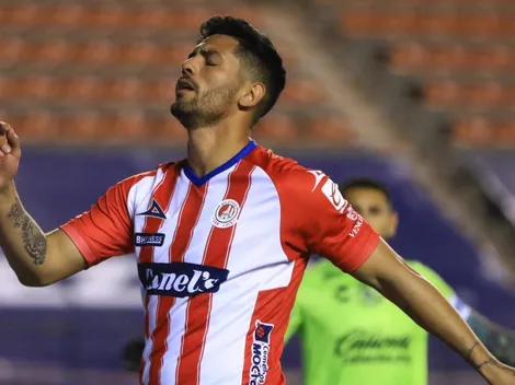 Los números de Lucas Passerini en Necaxa y Atlético de San Luis