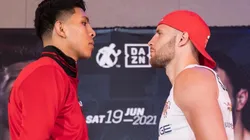 Todo listo para Munguia vs. Szeremeta. (Foto: @GoldenBoyBoxing)