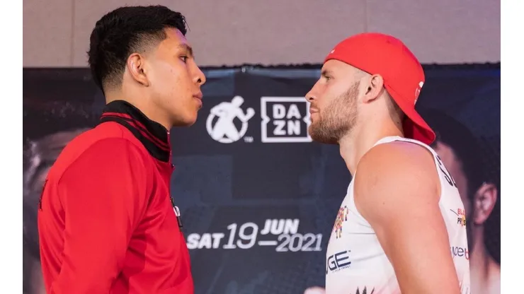 Todo listo para Munguia vs. Szeremeta. (Foto: @GoldenBoyBoxing)