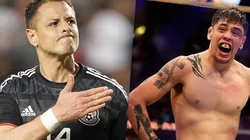 Chicharito se rindió ante Brandon Moreno. (Fotos: Getty)