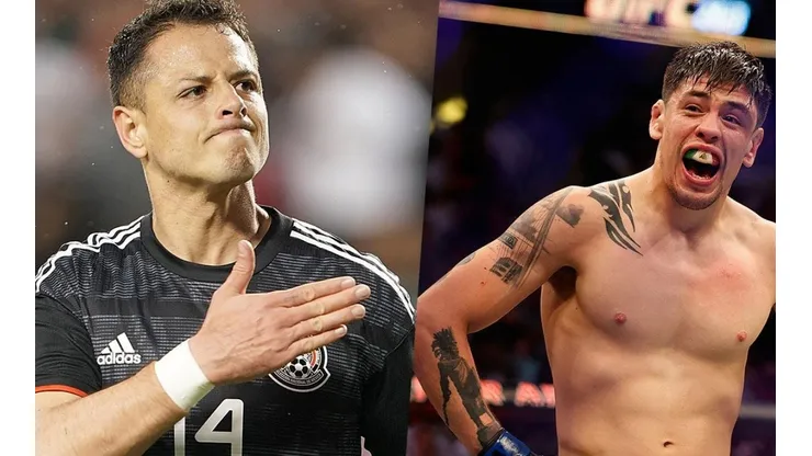 Chicharito se rindió ante Brandon Moreno. (Fotos: Getty)