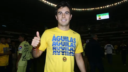 Sergio Pérez, piloto Red Bull y aficionado de Las Águilas.