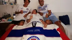 La familia Luna Beltrán conmovió con su festejo por el Campeonato de Cruz Azul.