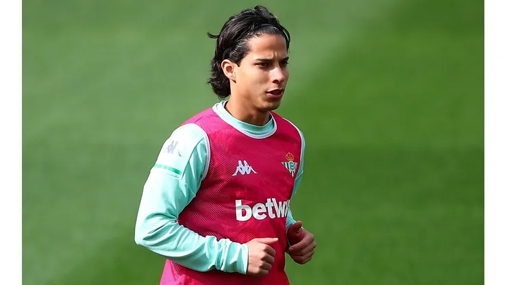 Diego Lainez, atacante del Real Betis. (Getty Images)