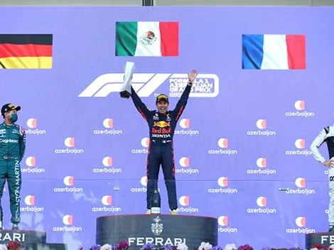 La felicitación del Canelo Team por el triunfo de Checo Pérez en Azerbaiyán