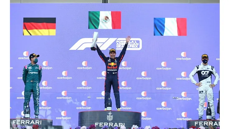 La felicitación del Canelo Team por el triunfo de Checo Pérez en Azerbaiyán
