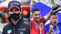 Sergio Pérez saludó a Cruz Azul tras el campeonato. (Getty / Imago7)