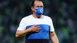 Juan Reynoso, entrenador de Cruz Azul en el Guardianes 2021. (Imago 7)