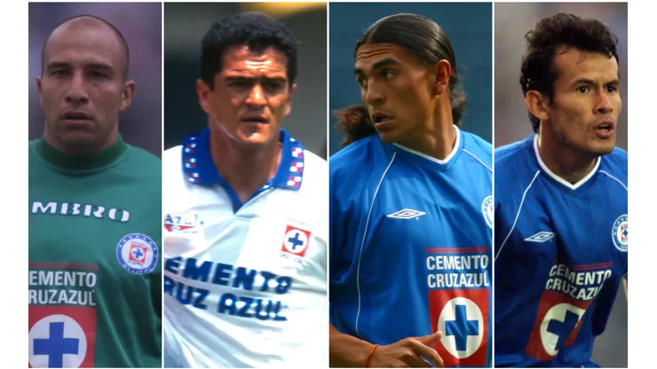 Figuras del Cruz Azul campeón 1997. (JAM Media)