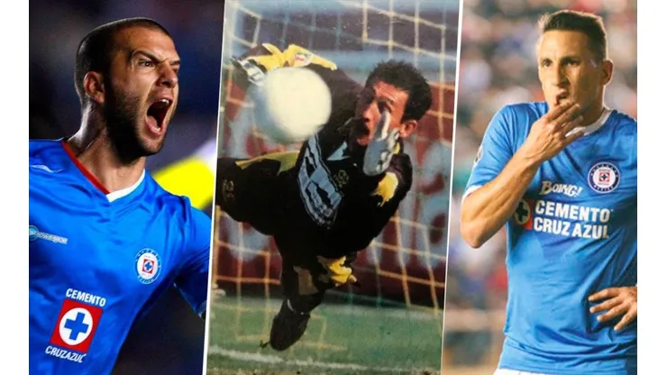 Las 10 estrellas que jugaron en Cruz Azul y nunca fueron campeones de Liga MX.