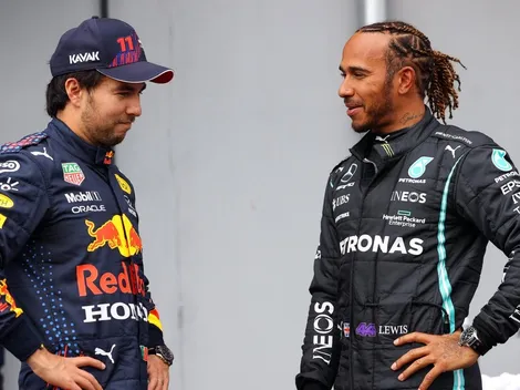 Lewis Hamilton menospreció a Checo Pérez en el GP de Mónaco