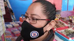 Una aficionada al Cruz Azul entusiasmada por el título. (Foto: Bolavip)