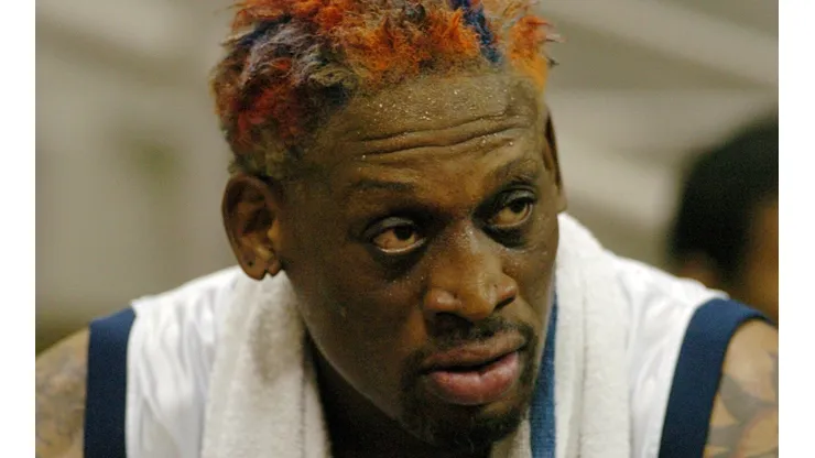Dennis Rodman, genio y figura que pasó por Fuerza Regia. (Foto: Getty Images)