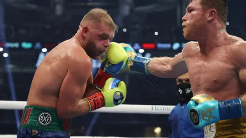 Saunders sufrió una triple fractura en su rostro.