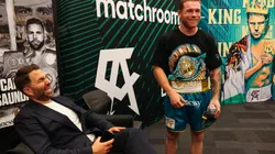 Canelo Álvarez le hizo un picante comentario a Eddie Hern.
