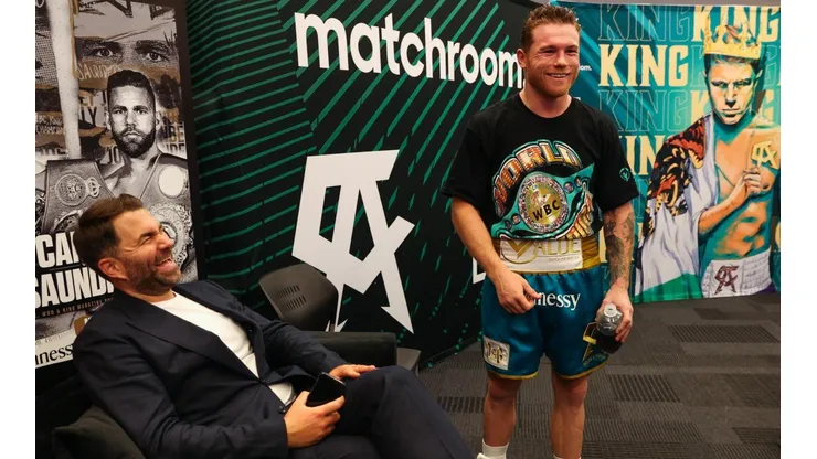 Canelo Álvarez le hizo un picante comentario a Eddie Hern.