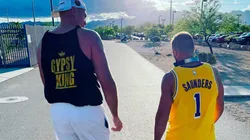 Afectuoso mensaje de Tyson Fury a Saunders tras su derrota ante Canelo Álvarez