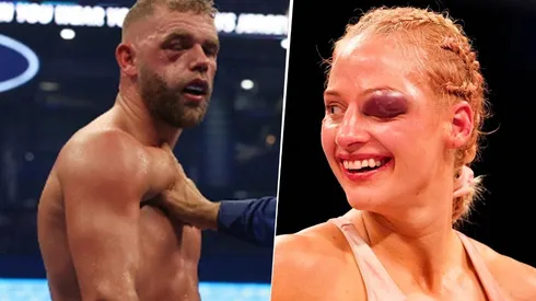 La Bombardera rubia presumió resistir más que Billy Joe Saunders