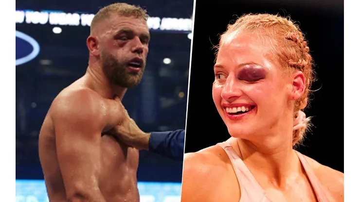 La Bombardera rubia presumió resistir más que Billy Joe Saunders