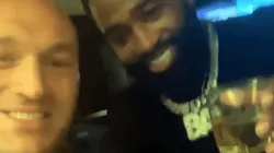 Tyson Fury y Adrien Broner se tomaron unas copas de más tras la pelea de Canelo y Saunders