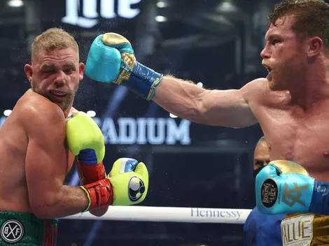 Así quedaron los rostros de Canelo Álvarez y Billy Joe Saunders