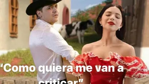 Los memes estallaron contra Ángela Aguilar.