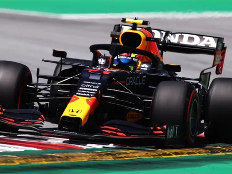 Checo Pérez superó el malestar y desarrolló una gran carrera en España