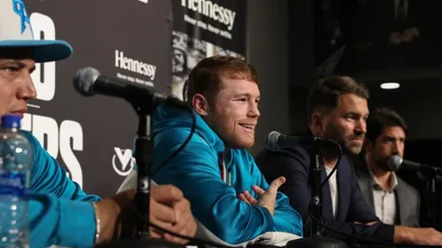 Canelo Álvarez echó a Demetrius Andrade de su rueda de prensa