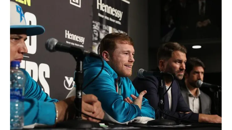 Canelo Álvarez echó a Demetrius Andrade de su rueda de prensa