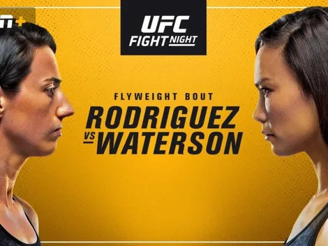 UFC Fight Night: Rodríguez vs. Waterson EN VIVO ONLINE: hora, canales de TV y streaming