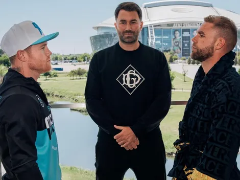 “Estás en grandes problemas”: Canelo Álvarez a Saunders en el primer face to face