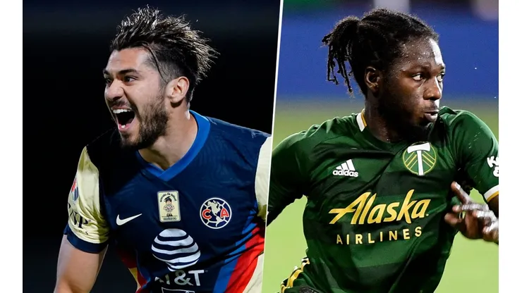 Henry Martin y Yimmi Chara, Concachampions (Fotos: Imago7 y Getty)