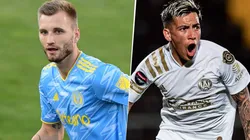 Kacper Przybyłko y Ezequiel Barco, Concachampions (Fotos: Getty y Atlanta United vía Twitter)